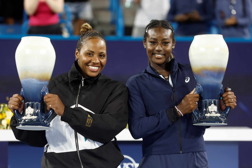 Taylor Townsend and Alycia Parks